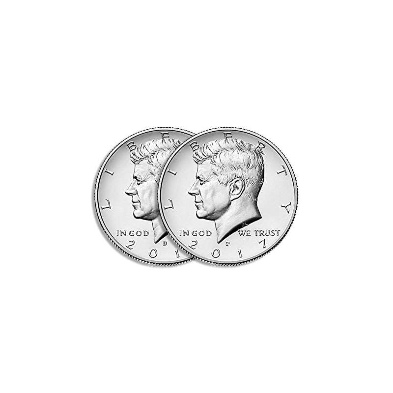 2017 P D Kennedy Half Dollar Clad Uncirculated