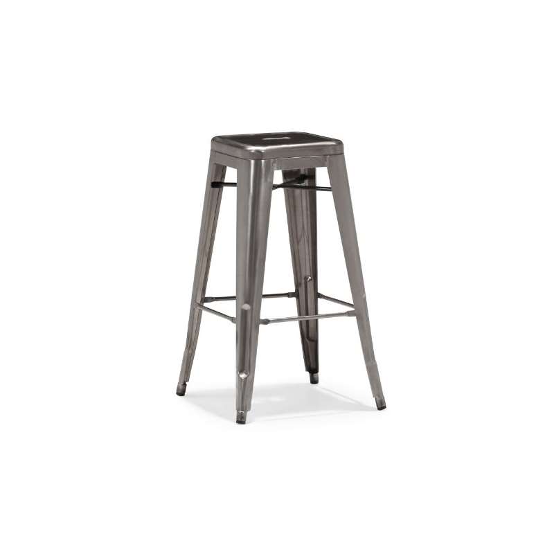 Marius Bar Chair Gunmetal (Set Of 4)