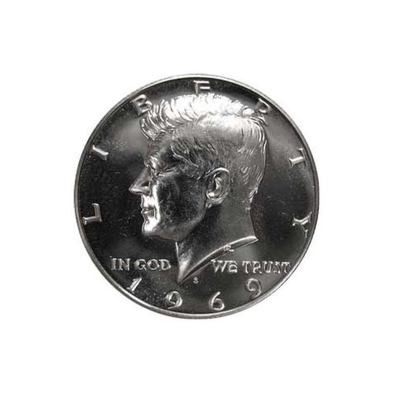 1969 S SILVER Gem Proof Kennedy Half Dollar US Coi