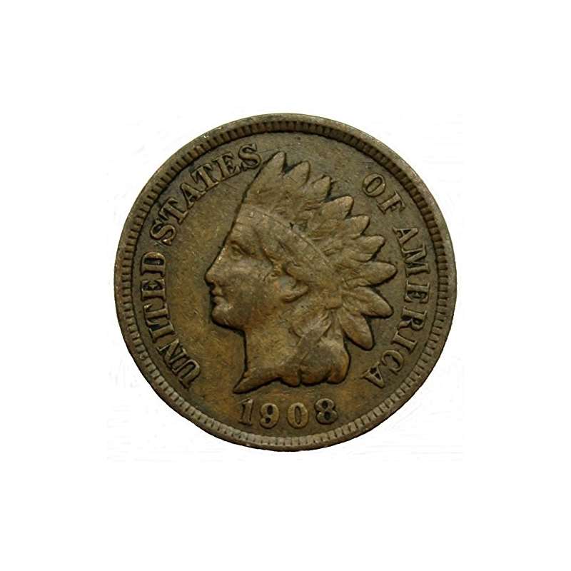 1908 U.S. Indian Head Cent By Penny Coin