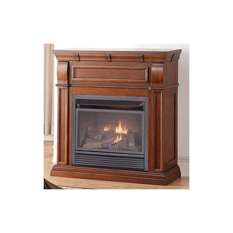 Dual Fuel Vent Free Fireplace - 26,000 BTU, Remote