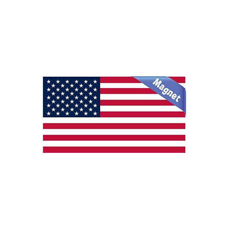 7In X 4In American Flag Magnet Patriotic Vinyl Car