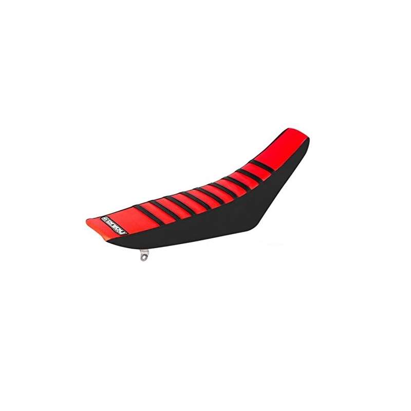 Ribbed Seat Cover For Honda CRF 110-Black Sides By