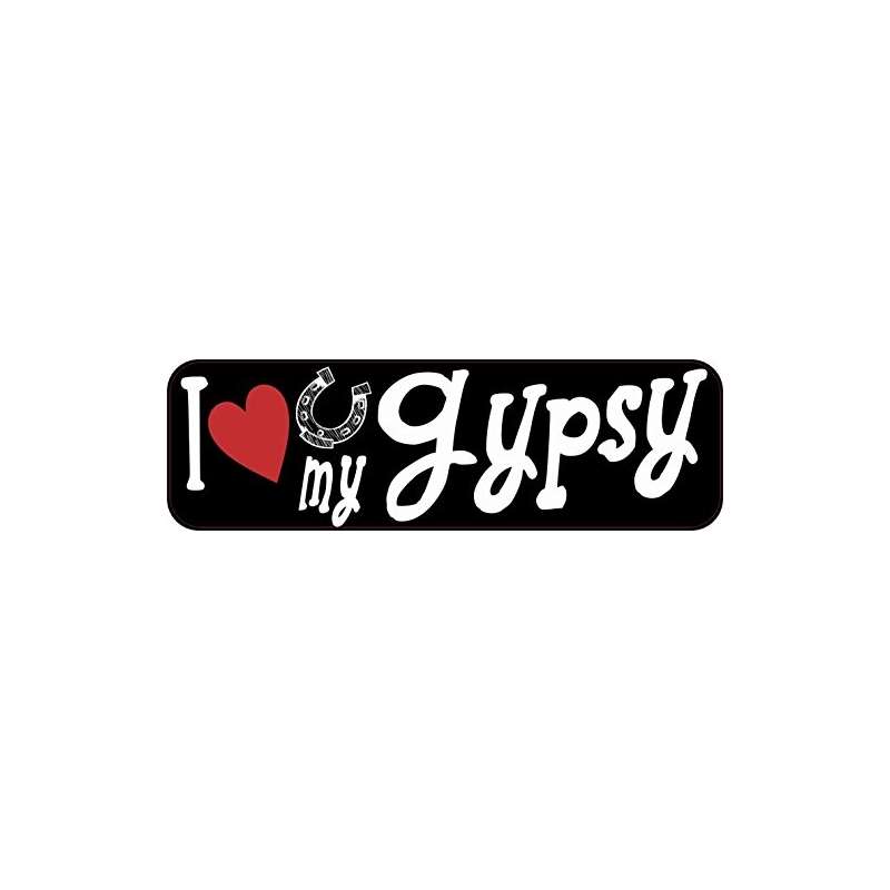 10In X 3In I Love My Gypsy Horse Bumper Sticker Vi