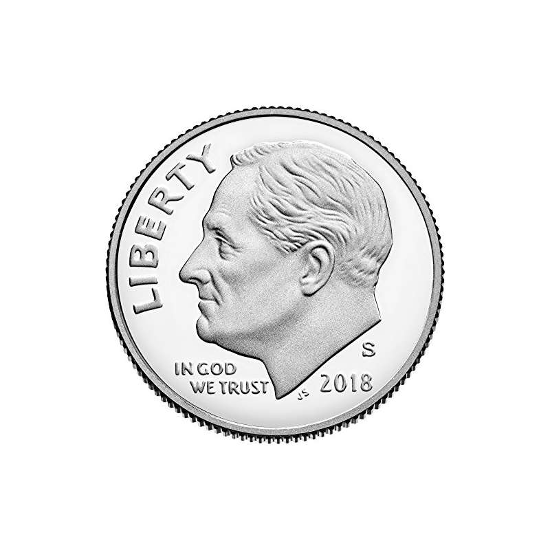 2018 S Roosevelt Dime Clad Proof