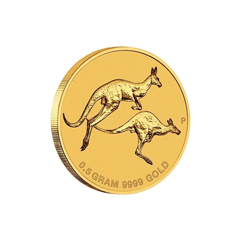 2018 AU Mini Roo 0.5G 99.99 Gold Bullion Coin With