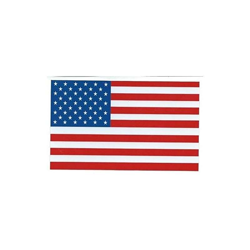 5 And X 3 And United States US Flag Bumper Sticker