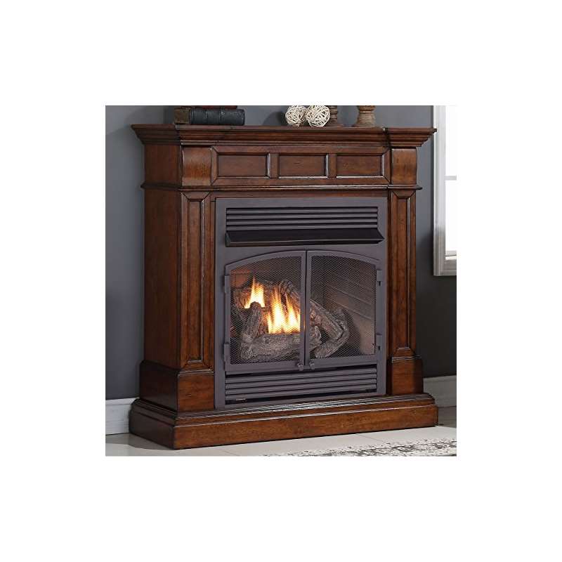 Dual Fuel Vent Free Gas Fireplace - 32,000 BTU, Re