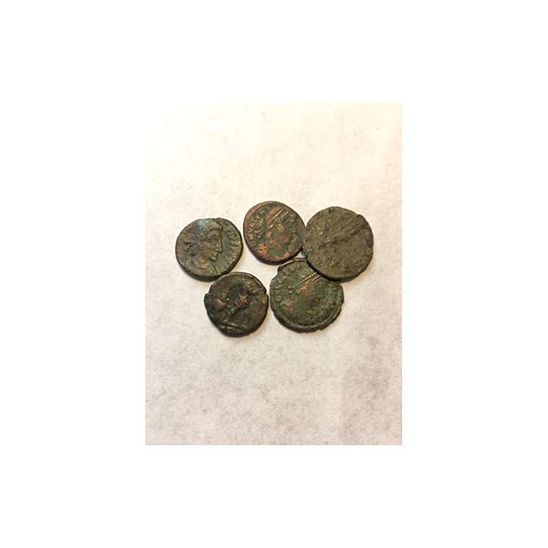 IT 5 Ancient Roman Bronze Coins Comes With Gift Ba