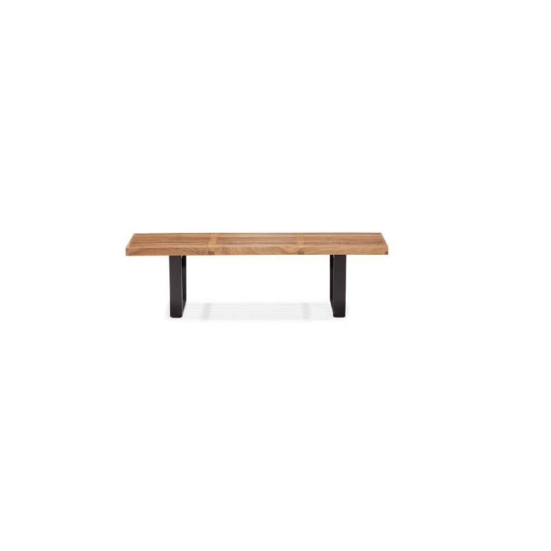 Modern Heywood Double Bench, Natural