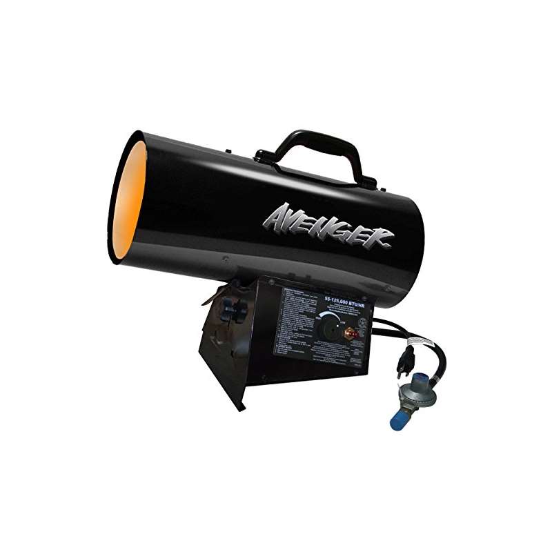 Portable Forced Air Propane Heater - 125,000 BTU,