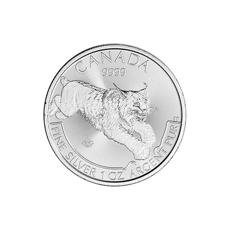 2017 CA Canada Silver Lynx 1 Oz 5 Brilliant Uncirc