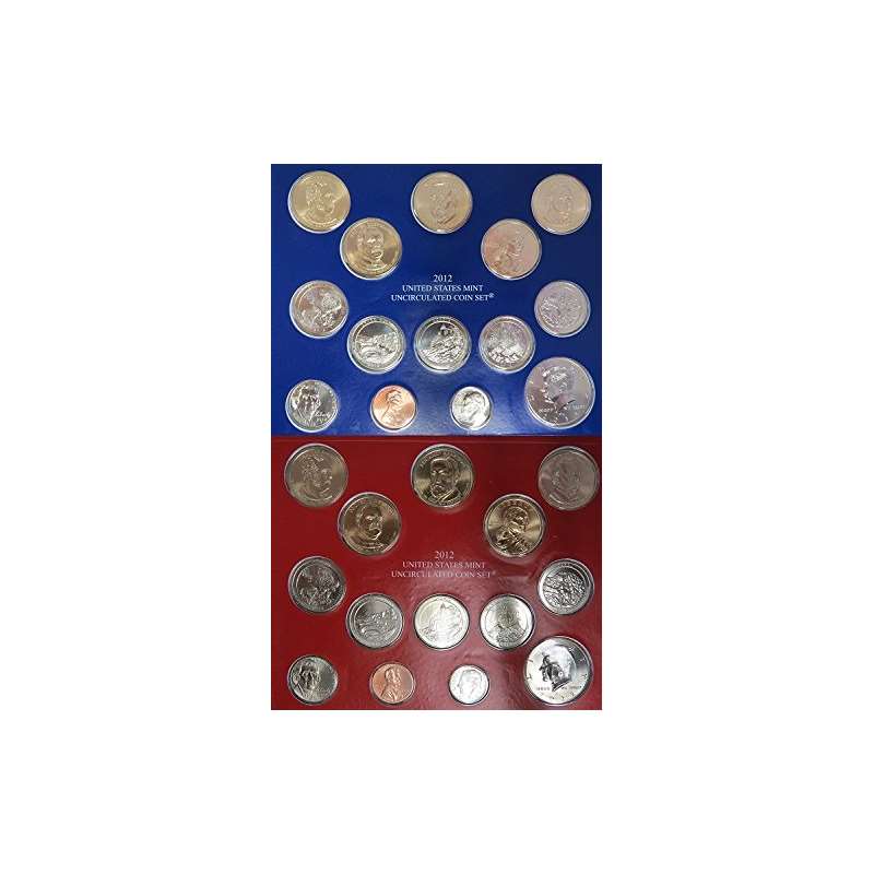 2012 P D United States Mint Uncirculated Coin Set
