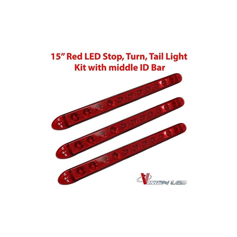 LETS-10/12-16020 Trailer Light Set, Two Stop Turn