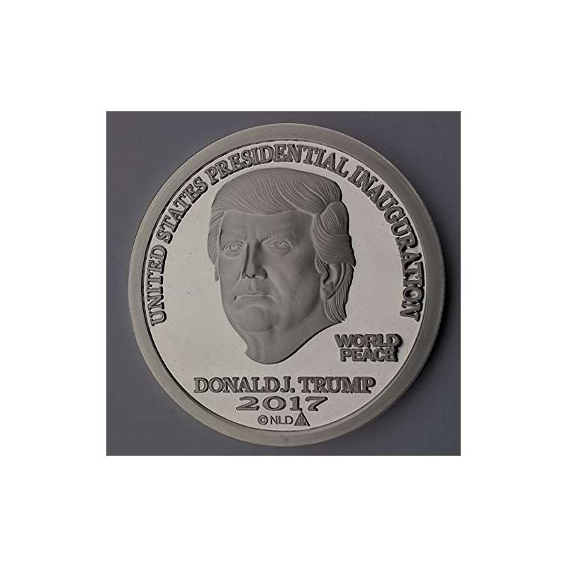 2017 DONALD TRUMP INAUGURAL SILVER DOLLAR COIN 25