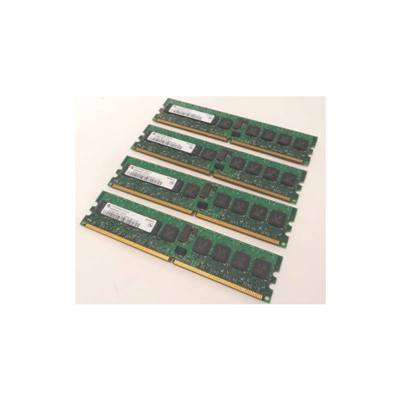 2GB 4 X 512MB DDR2 SDRAM PC2-3200R Memory Module H