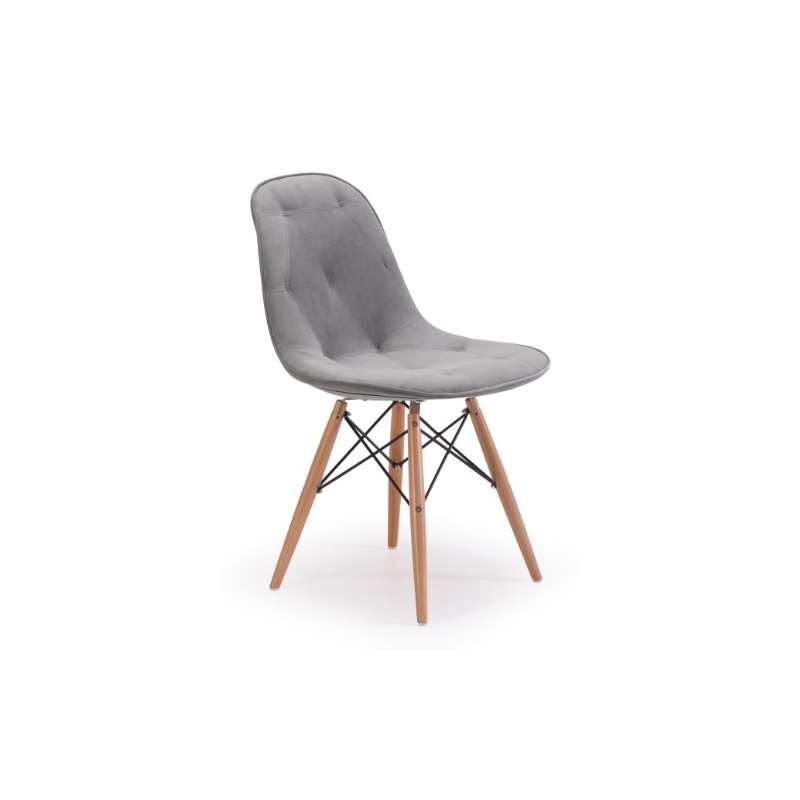 Modern Probability Dining Chair, Gray