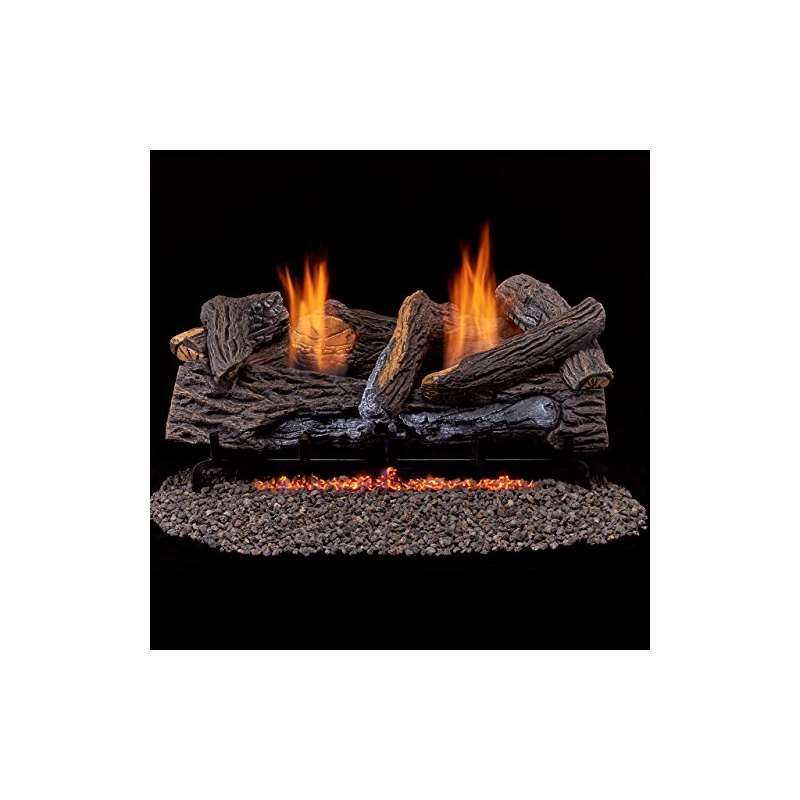 Vent Free Dual Fuel Gas Log Set - 24 In. Berkshire