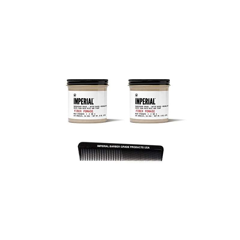 Products Fiber Pomade 6Oz Jars (Pack Of 2 Comb)