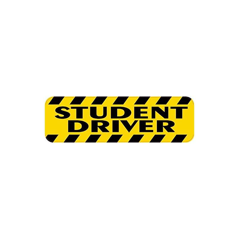 10 X 3 Student Driver Signs Bumper Stickers Decals