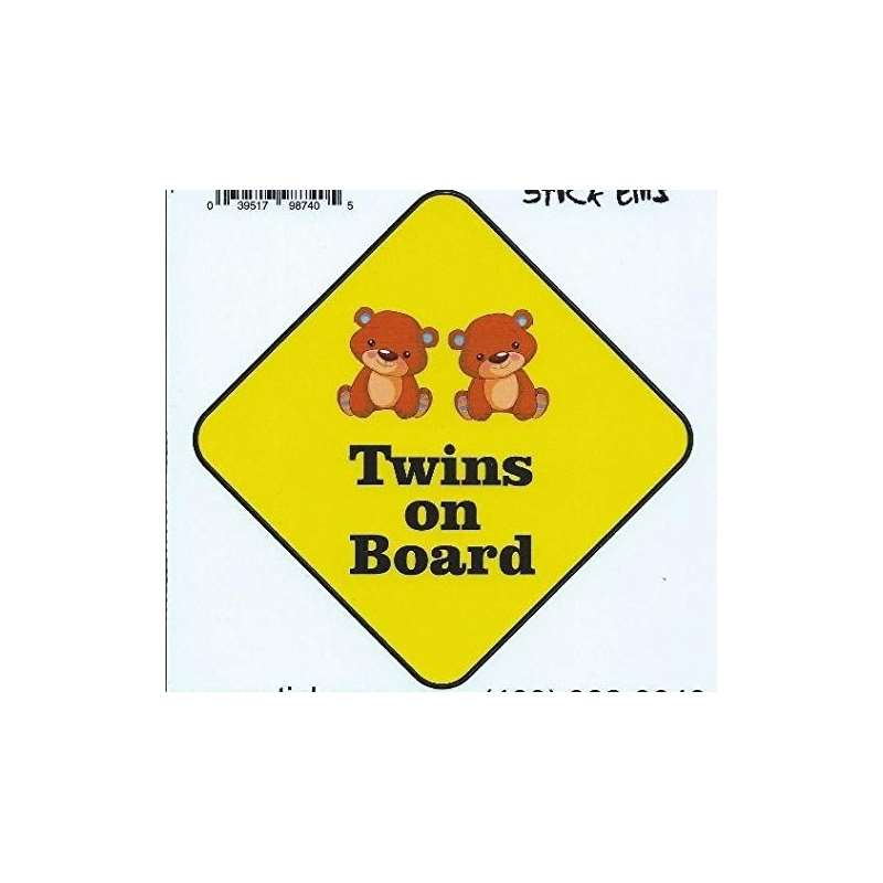 4.5 And X 4.5 And Boy Twins On Board Sign Bumper S