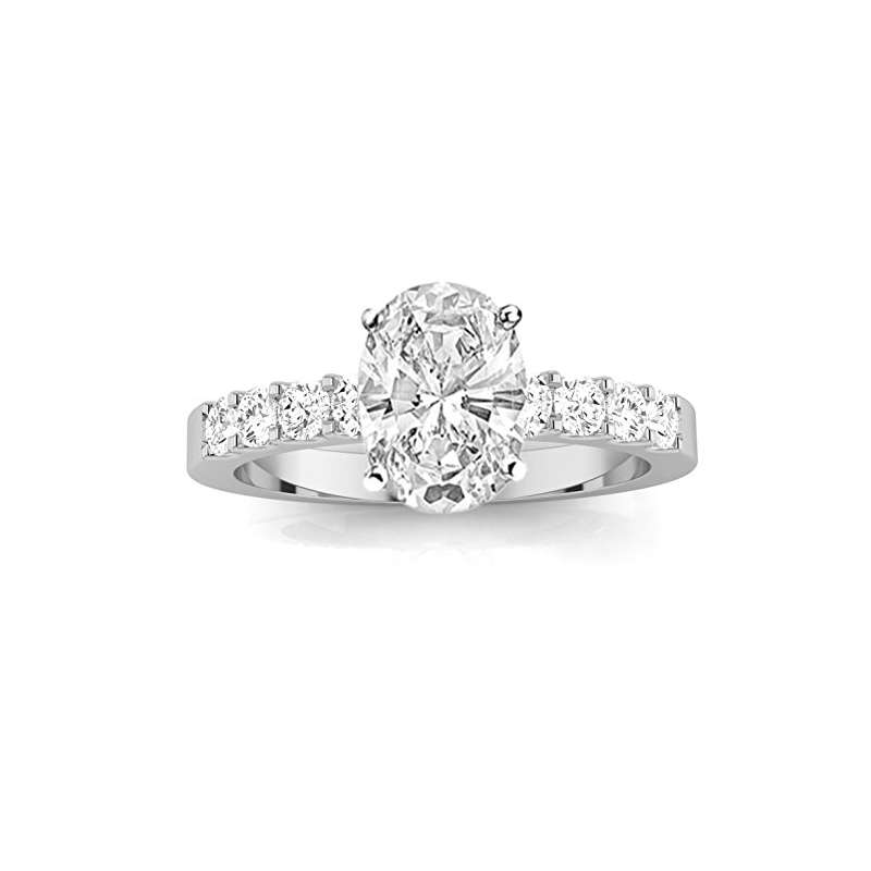 3 Carat T.W. Classic Prong Set Diamond Engagement