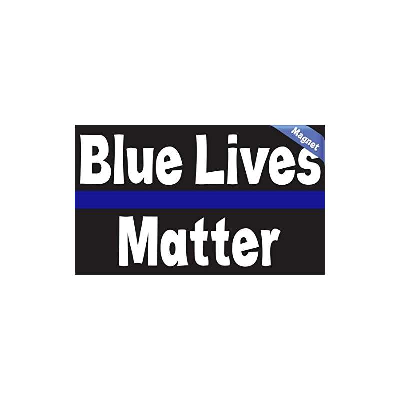 5In X 3In Blue Lives Matter Magnet Truck Car Polic