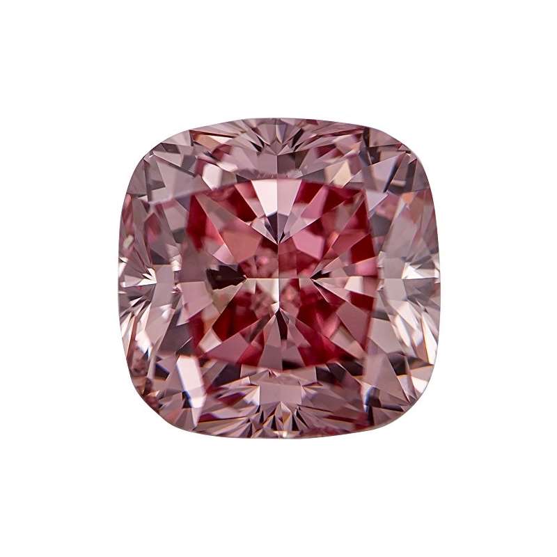 0.93 Ct. | Radiant | Medium Raspberry Color | VS2