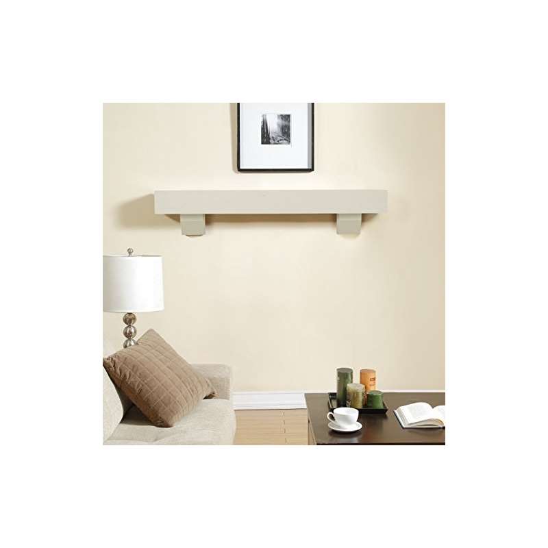 60-Inch Fireplace Shelf Mantel With Corbel Option