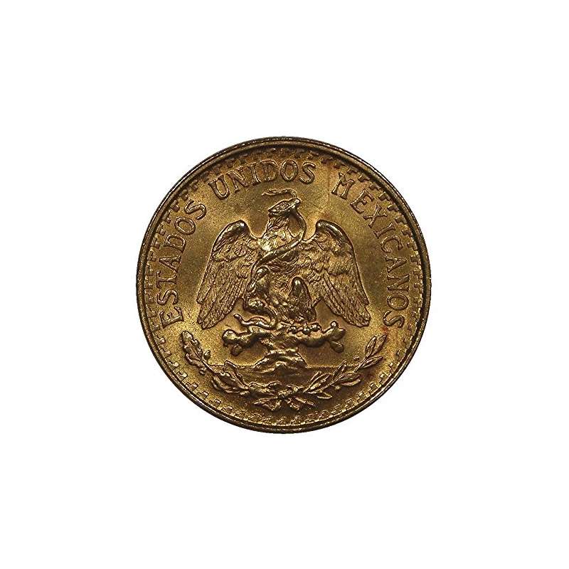 1945 Mexico 2 Pesos Gold Coin-Brilliant Uncirculat