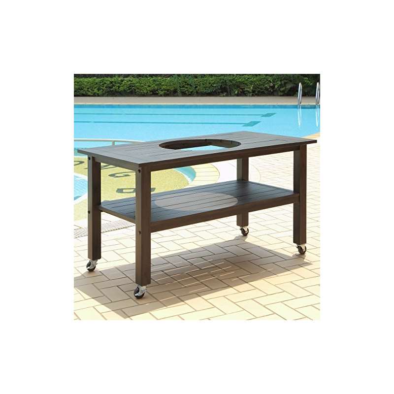 Table For Large Ceramic Charcoal Kamado Grill And