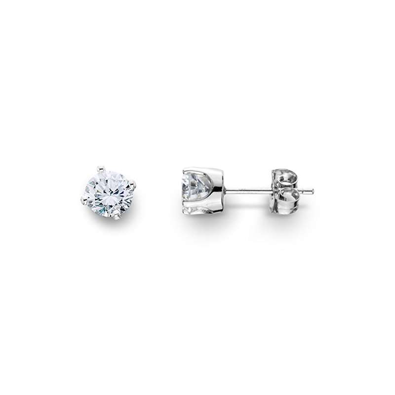 1/2Ct Real Lab Grown Diamond Studs Earrings 14K Wh