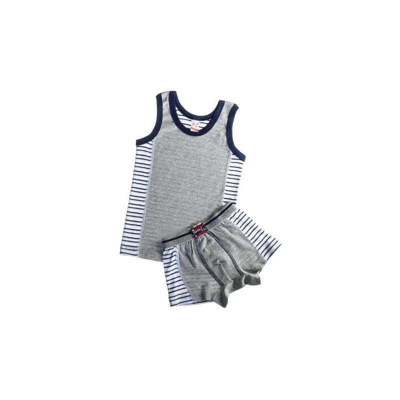 Kids By Soft Turkish Cotton Boys Tank Top And Boxe