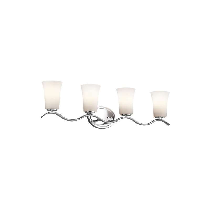 Lighting 45377CH Armida 4-Light Vanity Fixture, Ch