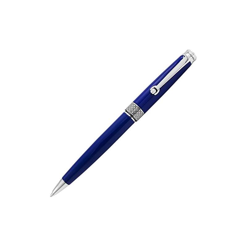 Piacere Chrome Cobalt Blue Micro Ballpoint Pen ISP