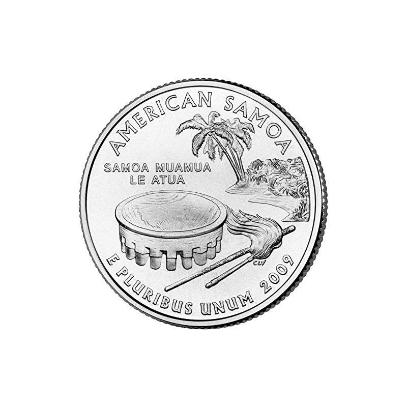 2009 P American Samoa State Quarter Choice Uncircu