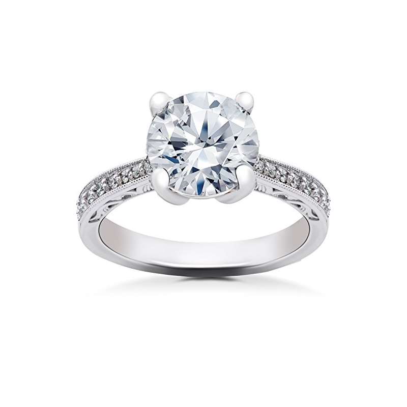 1 5/8 Ct Lab Grown Eco Friendly Diamond Vintage En