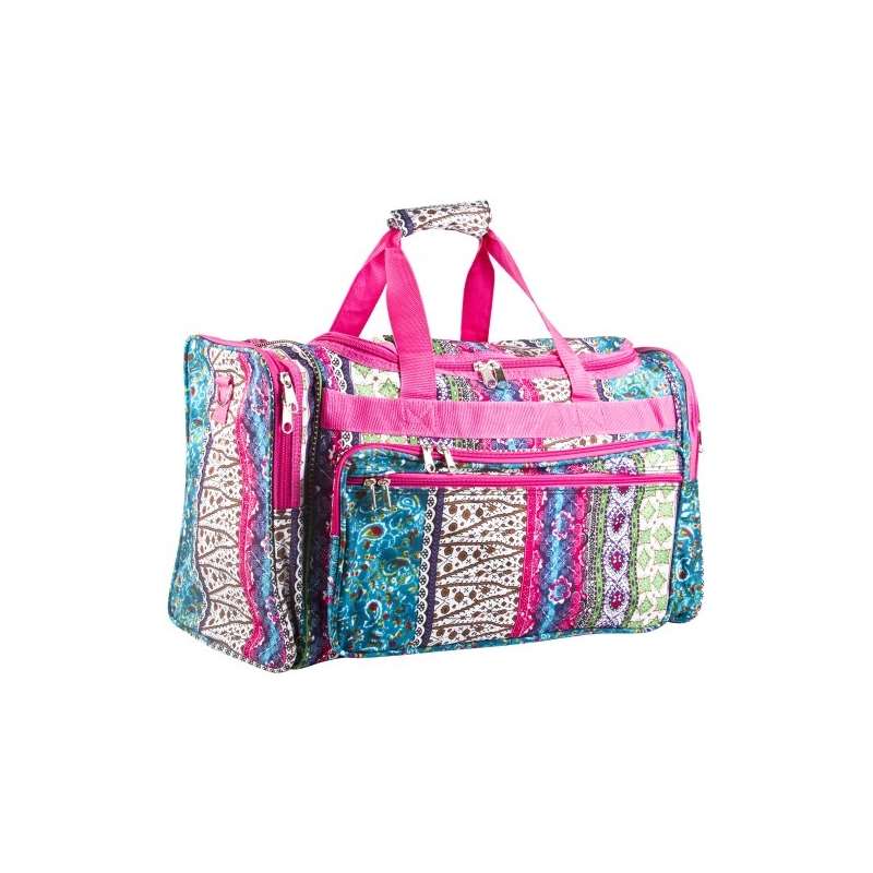 Boho Patchwork Duffle Bag 22-Inch