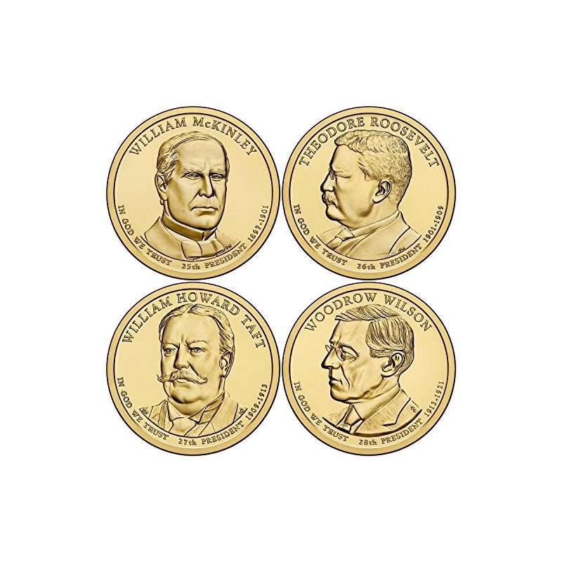 2013 P Complete Set Of All 4 Presidential Dollars