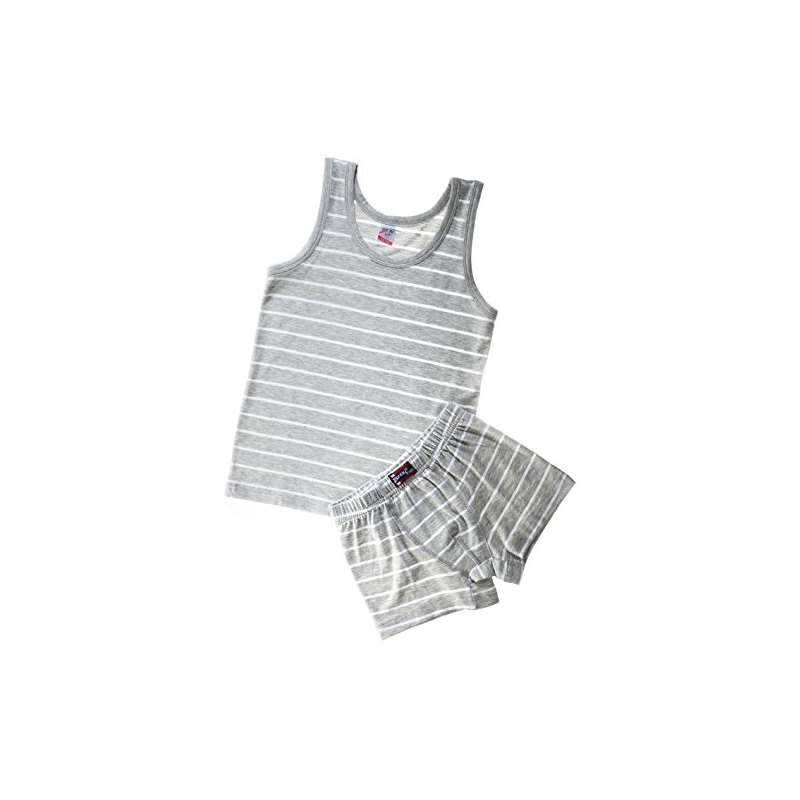 Kids By Toddler And Boys Turkish Cotton Grey Strip