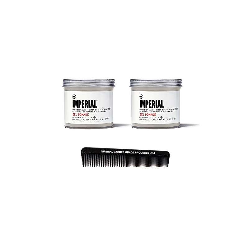 Products Gel Pomade 12Oz Jars (Pack Of 2 Comb)